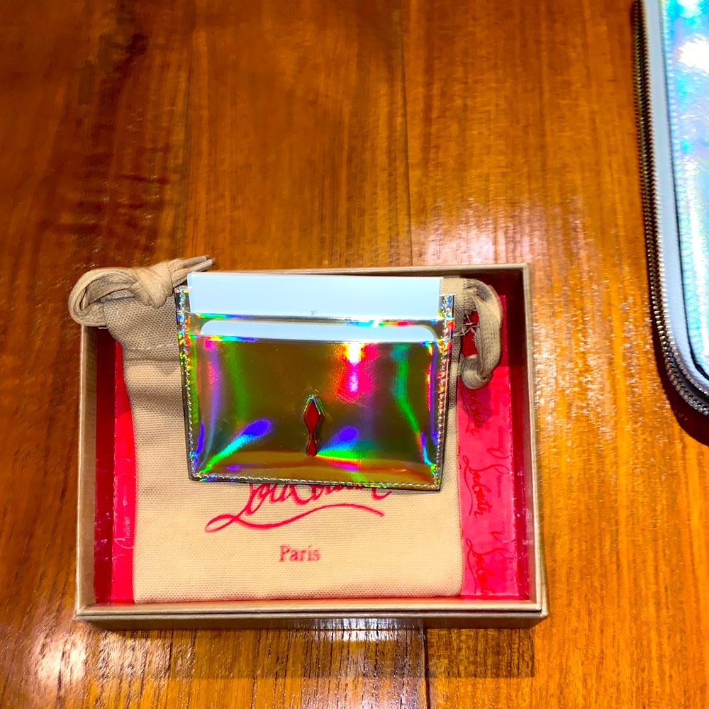 Christian Louboutin Kios Specchio Laser/Metal Wallet